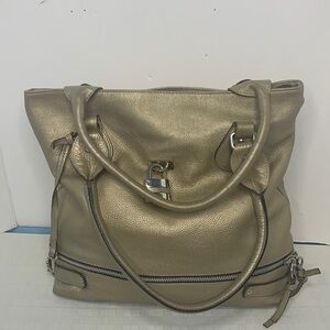 Laura Di Maggio Shiny Soft Geniune Leather Hobo